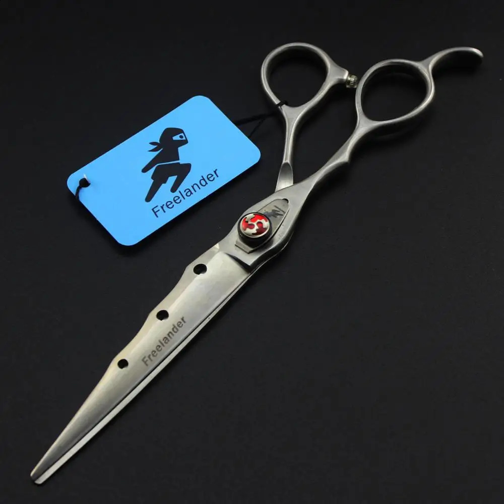 7 left handed hairdressing scissors matte left hand hair scissors for salon barber left cutting lefty thinning shears 240911