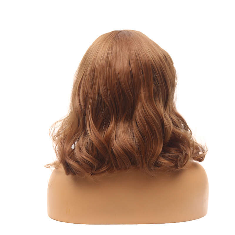 Bob Body Wave Heat Resistant Synthetic Lace Front Wigs For Women Daily Cosplay Short Brown Wig