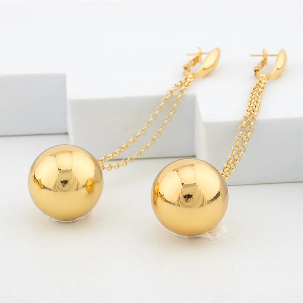 Jewelry Fashion Drop Earrings Classic Bracelets Dubai Necklace Beads Jewelry Set Womens Party Daily Wear Wedding Gifts 240906