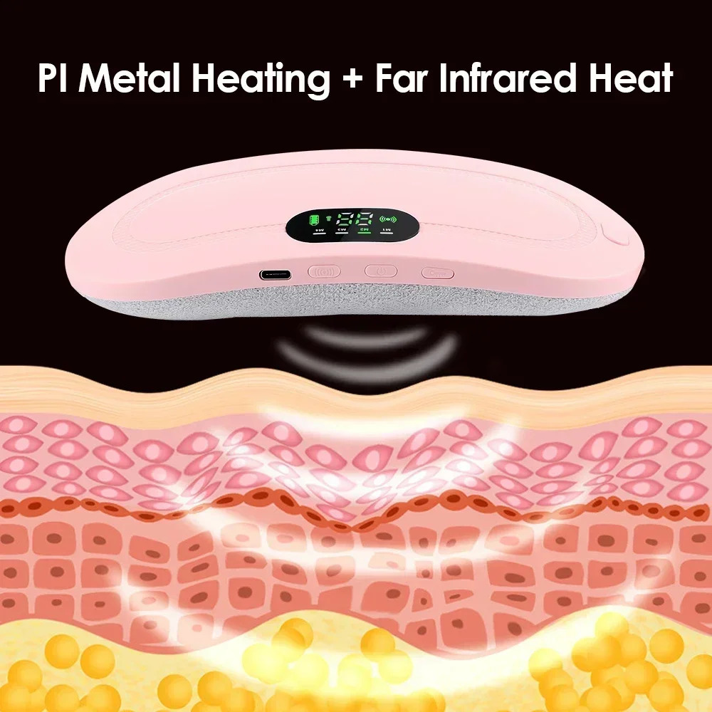 Electric cycle massager vibrating heating pad belt used to relieve pain lower back pain and abdominal warmth belt ww 240919