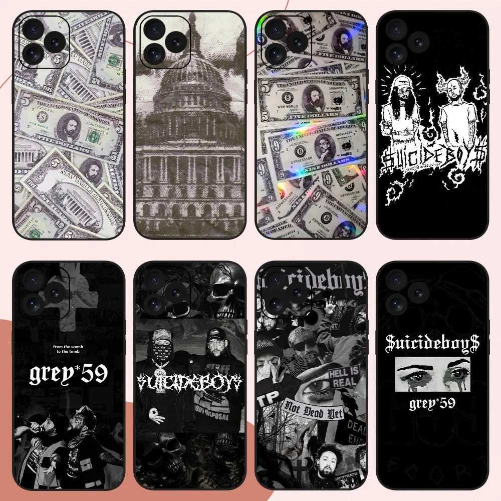 Singer Uicideboy New World Depression Phone Case For iPhone 14 15 16 11 12 13 Mini PRO MAX Plus Cover M240914