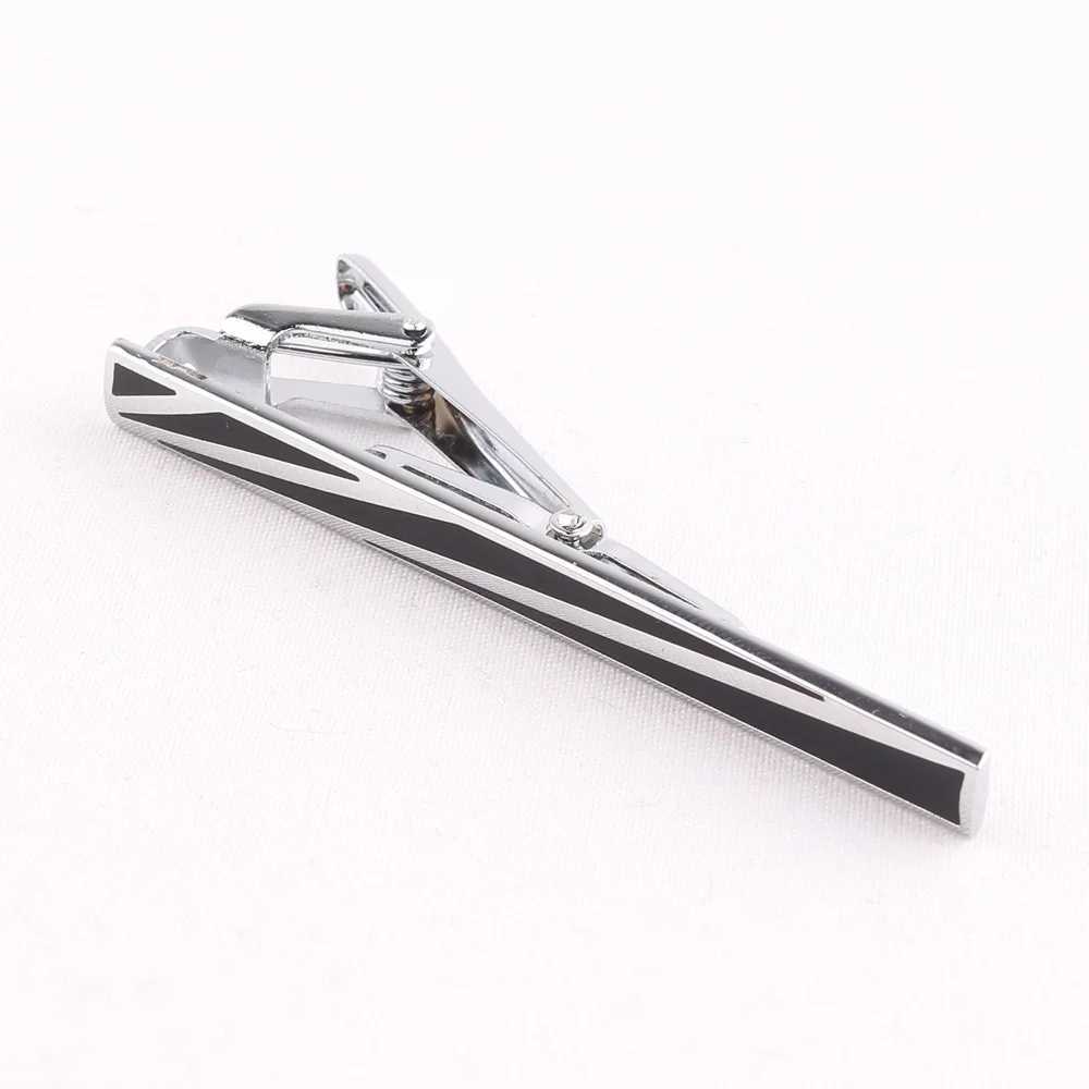 New mens silver tie clip classic mens tie clip alloy tie clip gold collar ring pin crystal business Corbata W240914