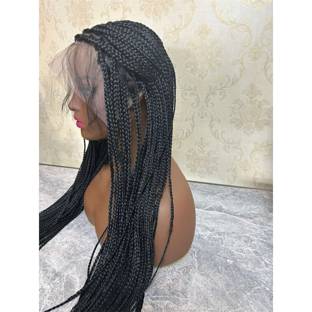 Synthetic Hair Front For Women High Density Fiber Lace Wig Cosplay Black Soft Curly Braided Wigs Sale Glueless