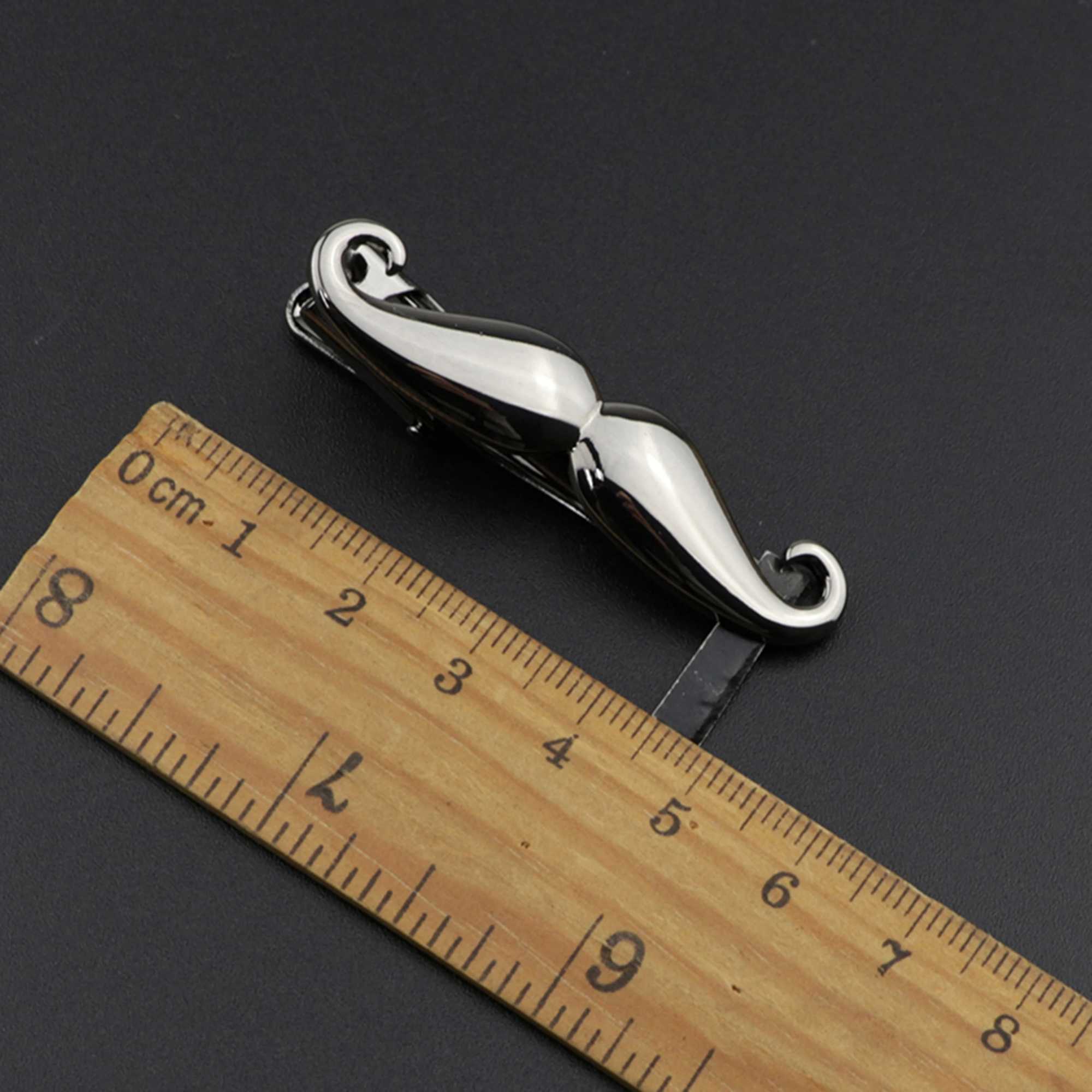 High quality tie clip mens daily accessories chrome stainless steel glasses pen key car guitar shape business Corbata arrow buckle W240914