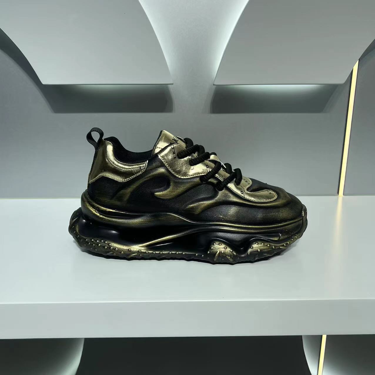 Ddmybear 2024 Autumn New Men's Thick Soled Tall Dad Fashionable Versatile Sports Trendy Brand Old Dirty Shoes Chinese Brand Shoes F915-149