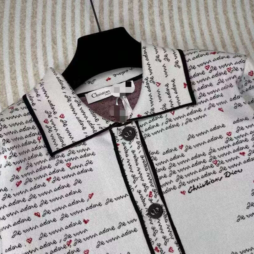 Nanyou New D Home 2024 Early Autumn Edition White Collar Style Casual Premium Women's Long Sleeve Cardigan Coat 8