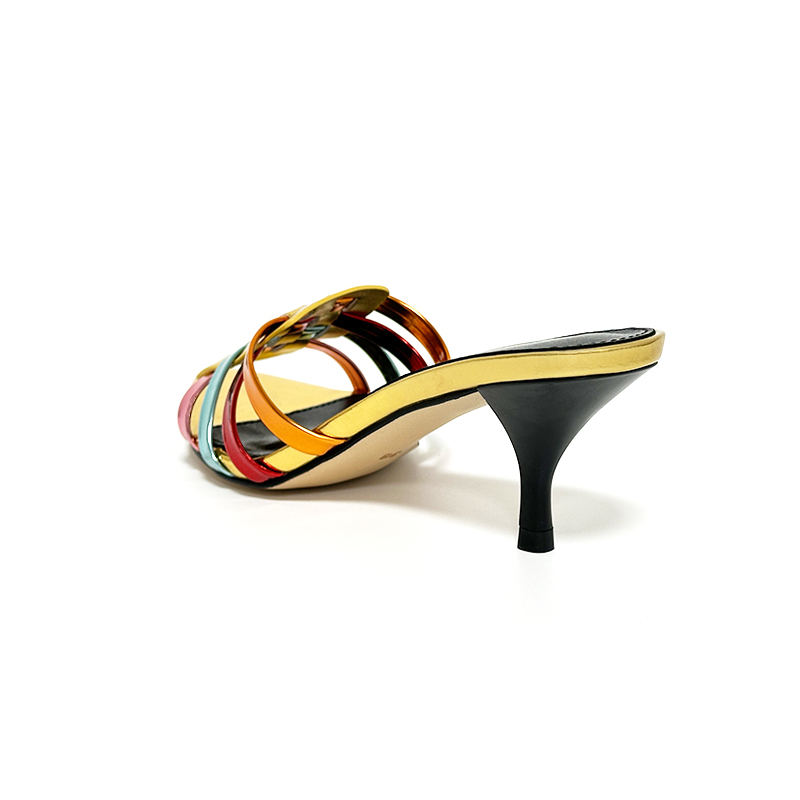 genuine leather designer slippers heels for women sexy slipper luxury sandals Beach Hotel slides dressy indoor outdoor shoes size 35-44