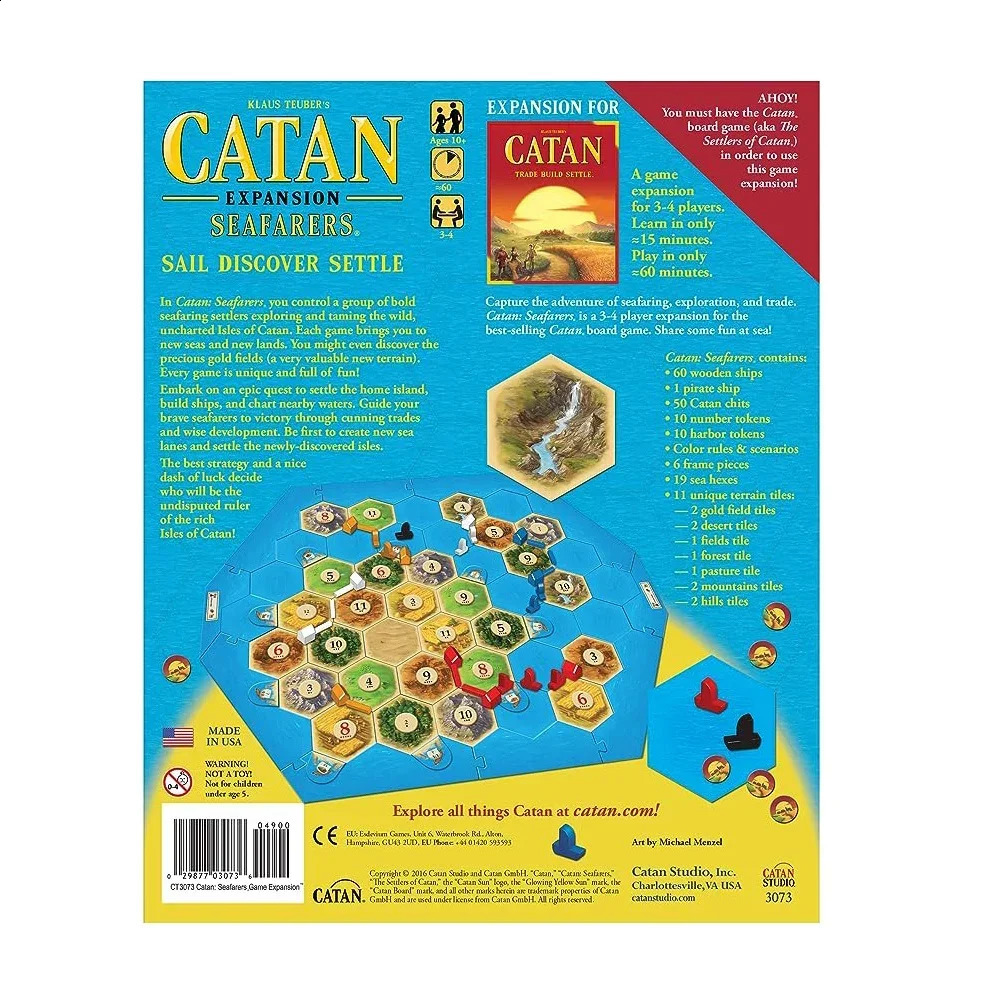 catan board game puzzle leisure toy game card edition playing games 2-8 people party card games 240905
