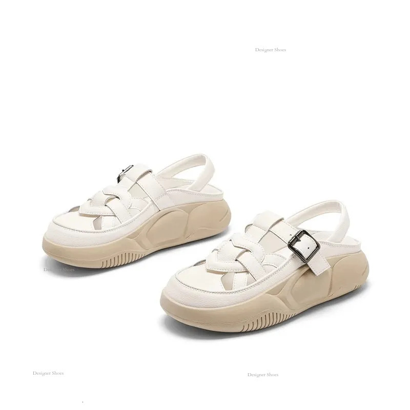 Fashion Plush GAI Slipper Women Outside Summer Comfort White Couples Thick-Soled Non-Slip Slippers Size36-40 s