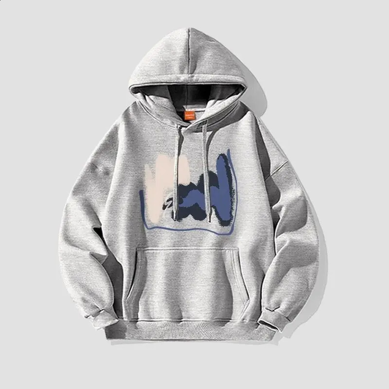 men and women for spring autumn fashion casual hooded sweatshirt simple loose breathable print hoodie Oversized 240910