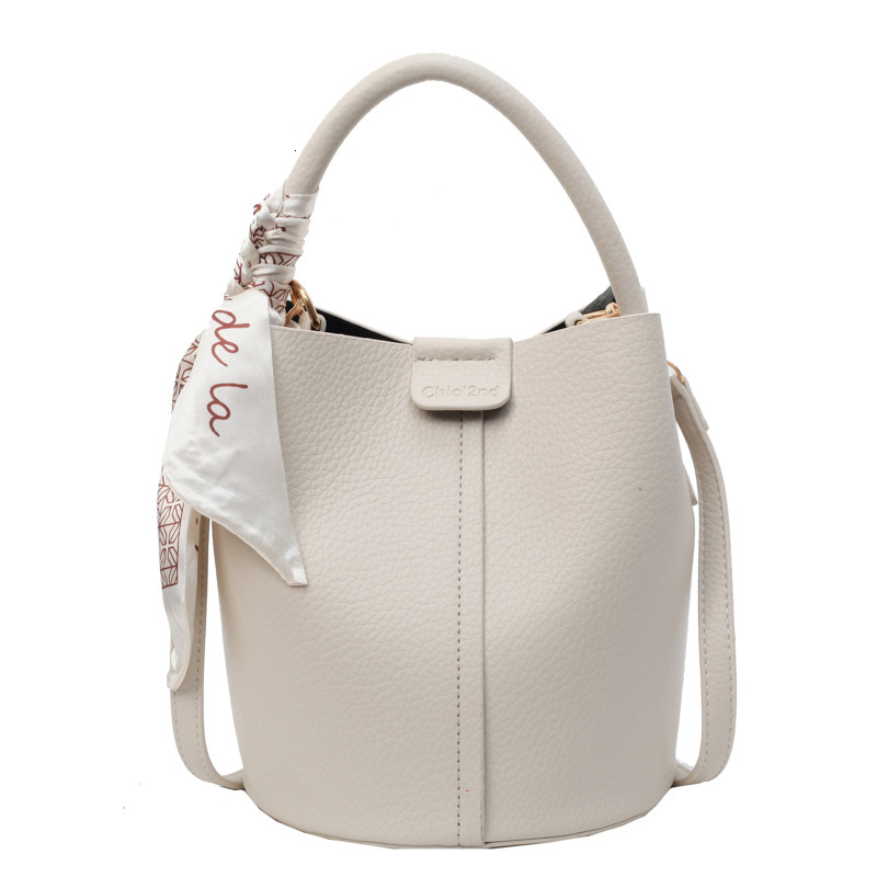 High Quality Handheld Small for Women 2024 New Fashion Soft Leather Bucket Versatile Casual One Shoulder Crossbody Bag