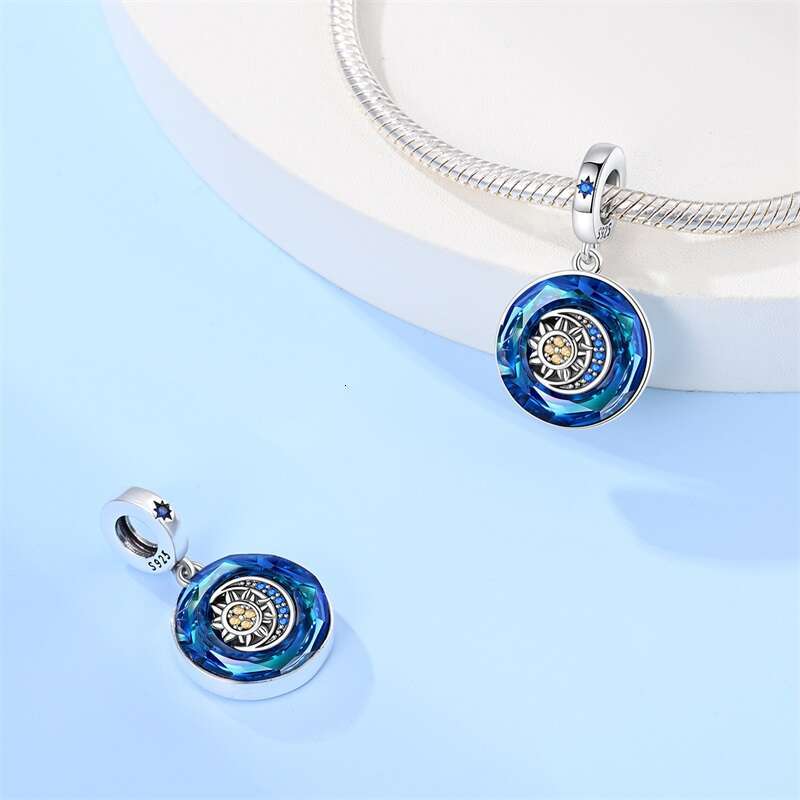 925 New Charms Sterling Silver Fit Original Bracelet Shining Lotus Sun Peace Dove Pendant Beads DIY Jewelry Gift