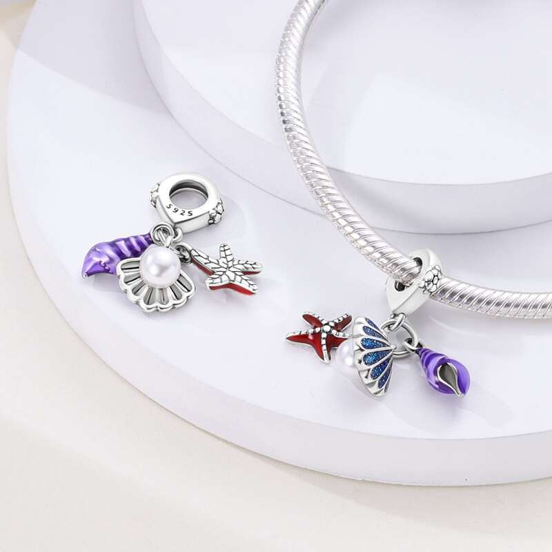 925 New in S Sterling Silver Butterfly Clover Charm Beads Fit Bracelet DIY Pendant Woman Jewelry making gift 2023 HotSale