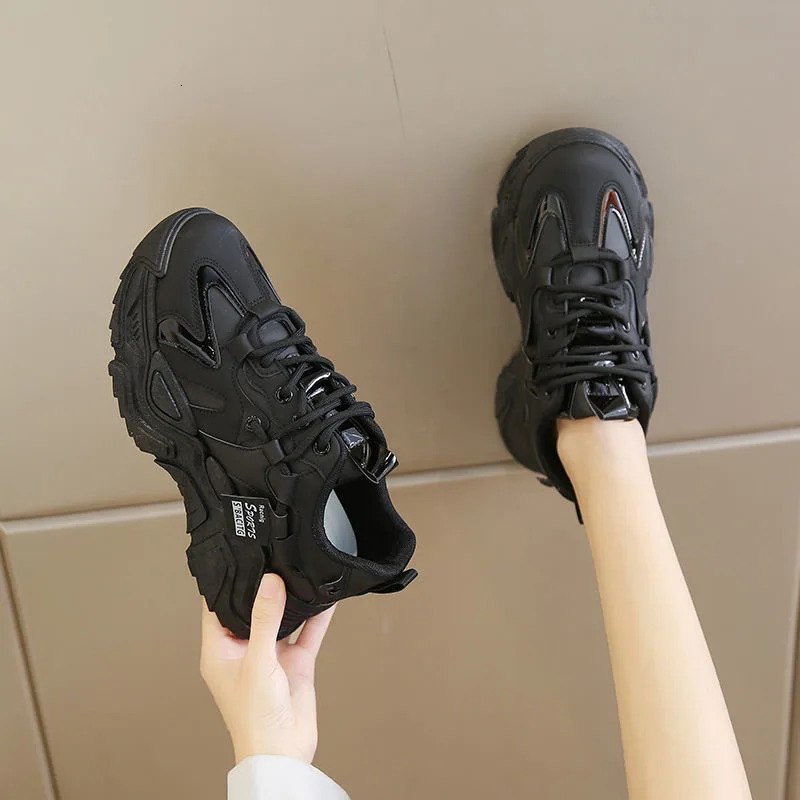 2024 New Fashion Versatile Women's Tennis Shoes Breathable Mesh Comfortable Platform Casual Sneakers