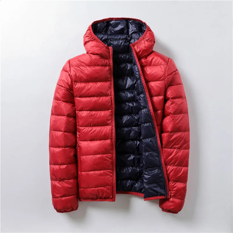 womens thin down jacket white duck down ultra light hooded jacket autumn and winter warm jacket portable jacket down jacket park 240913