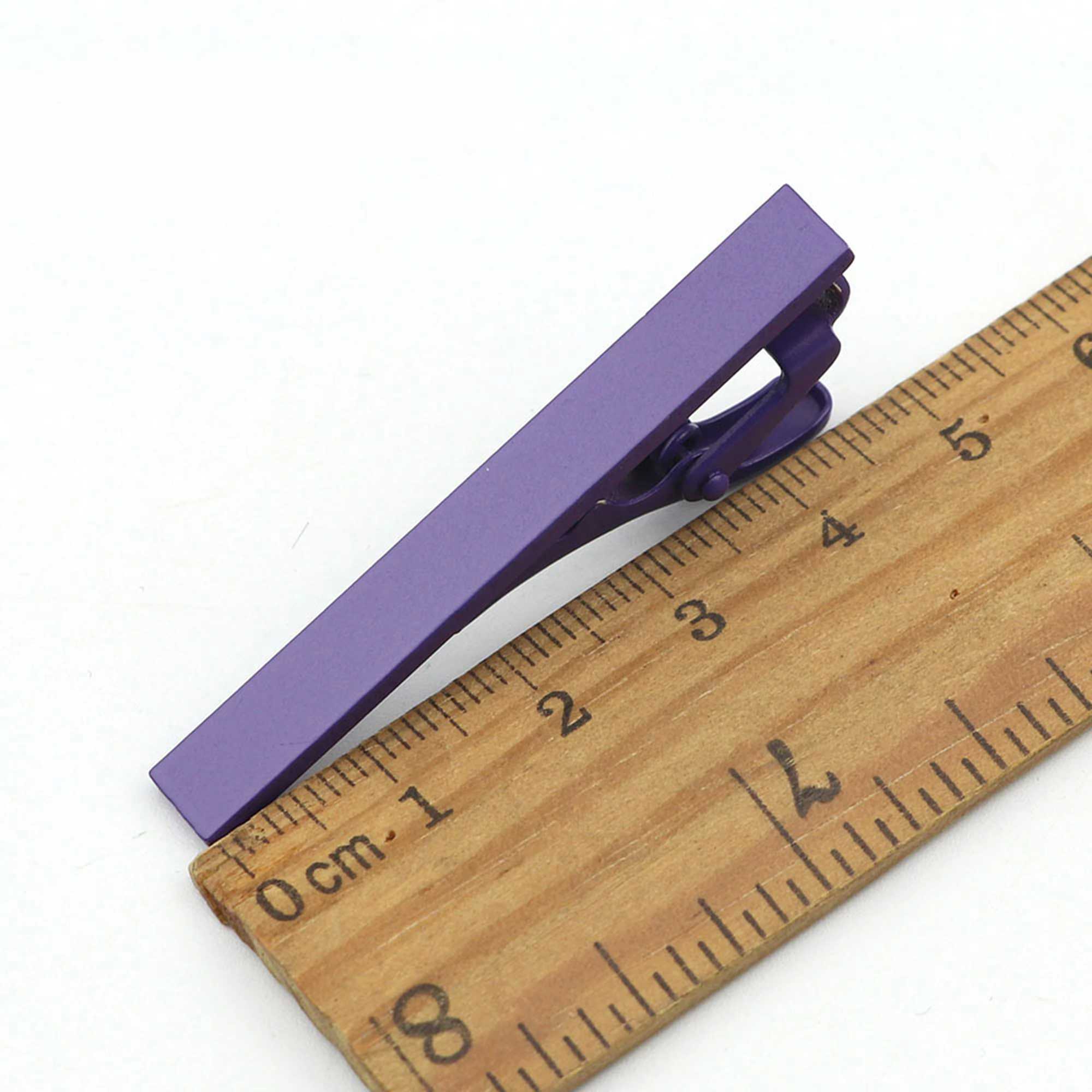 5cm mens tie clip new simple fashionable high-quality metal candy colorful practical necklace buckle clip set accessories gifts W240914