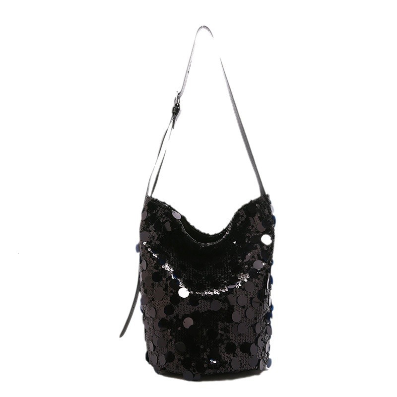 2024 Personalized Texture Bucket Women's Live New Premium Single Shoulder Crossbody Bag
