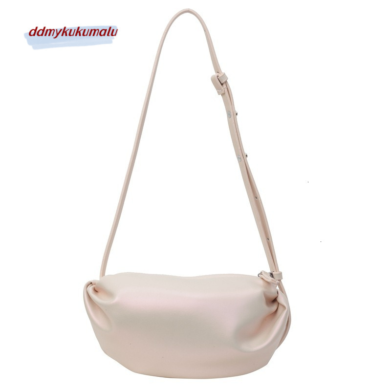 Single shoulder Korean version pleated cloud silver niche design backpack large capacity commuting casual versatile bag for women H724#22 da133