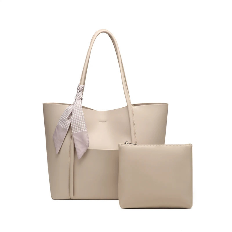 JIOMAY Classic Large Capacity Tote Handbag hot for Women - Retro PU Leather Shoulder Bag with Inner Pocket