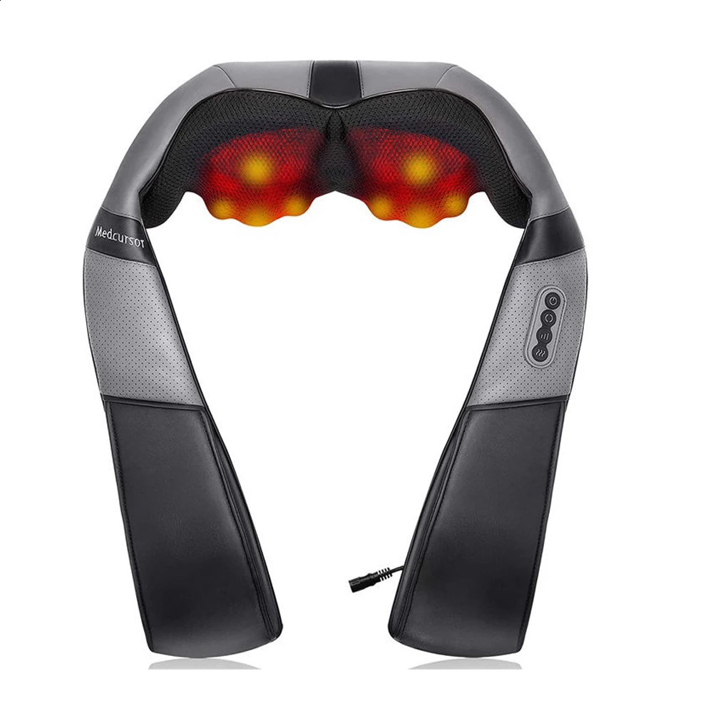 Electric selling massage pillow product deep tissue 4D kneading massage neck stretching massager pain relieving finger massager 240914