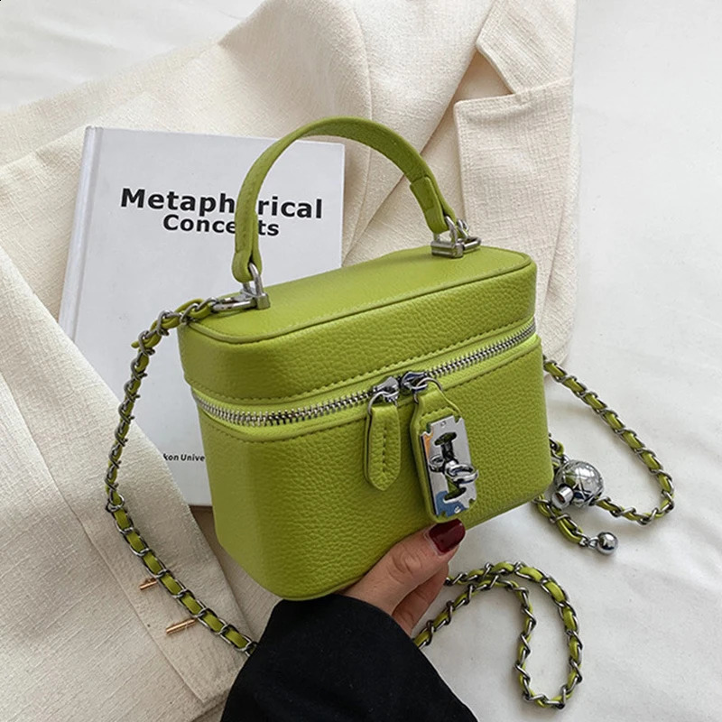 Mini box PU leather cross body bag with short handle suitable for women cute handbag summer shopping shoulder bag 240912