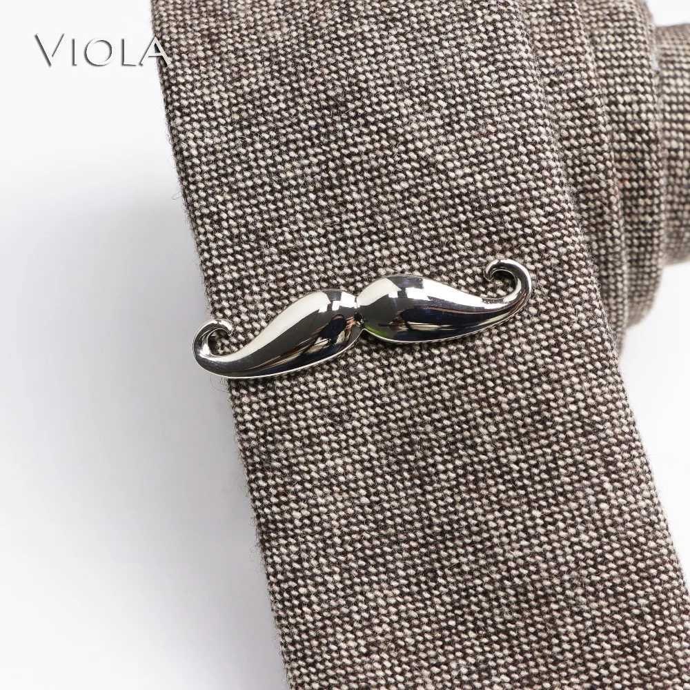 Fashionable luxury copper stainless steel clip whale shark beard tie rod mens small tool cool metal tie holder mens accessories buckle gift W240914