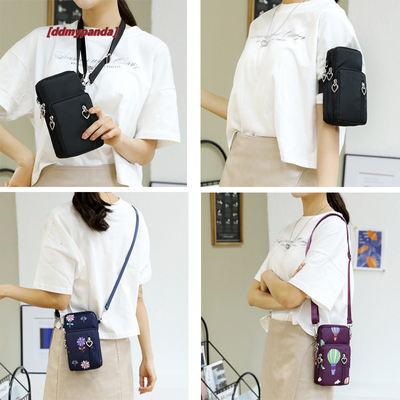 Mobile women's crossbody 2024 new Korean version versatile mini bag, mobile phone bag with hanging neck, zero wallet, vertical #9 ddmypanda