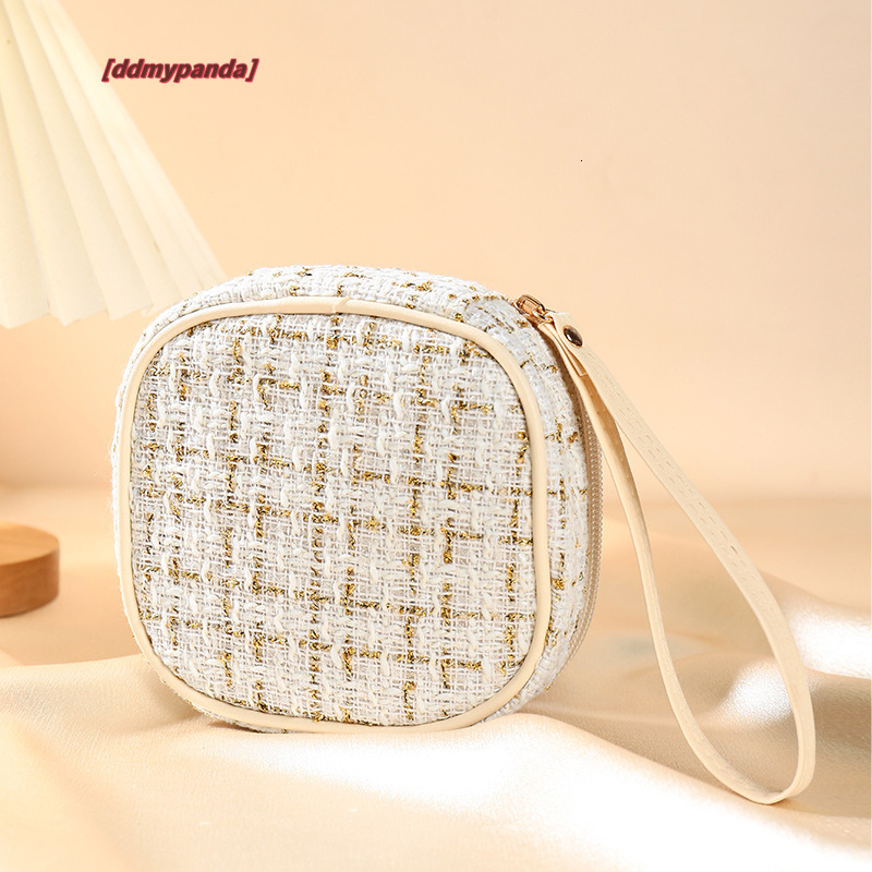 Advanced Xiaoxiangfeng Red Envelope Woolen Light Cosmetics Sample Storage Portable Outward Travel Monthly Event Bag #6 ddmypanda