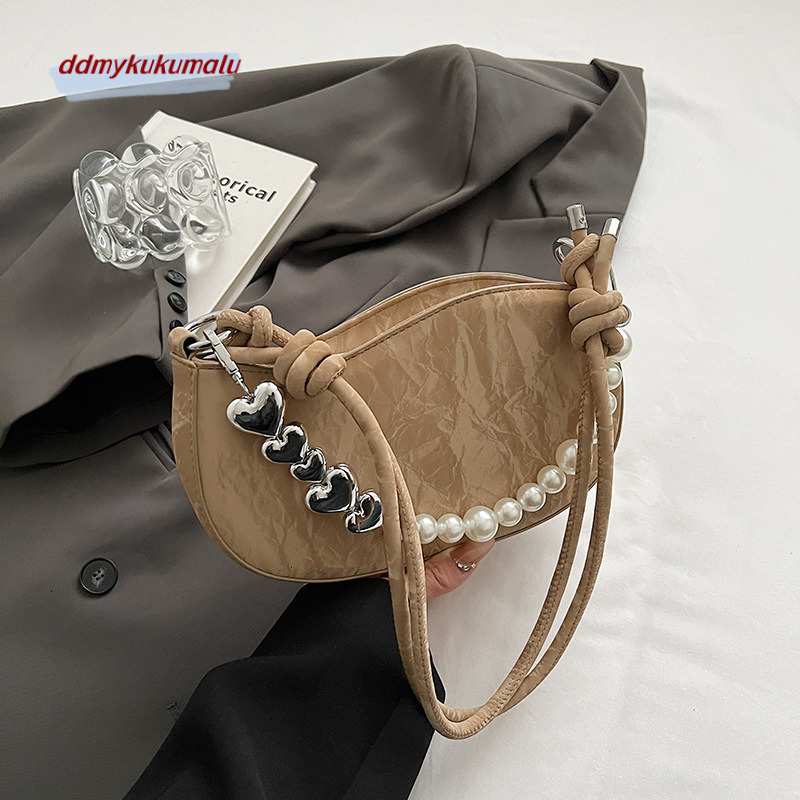 Underarm Fashion for Women 2024 New High end, and Minimalist Single Shoulder with a Western Style, Versatile Small Square Bag H726#31 kukumalu