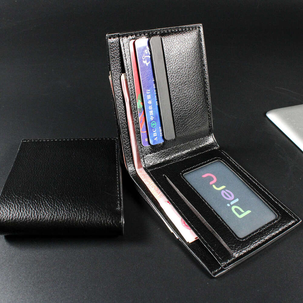 AMZZ 2024 New Men's Short, Multi Slot, Fashionable And Casual Wallet Horizontal, Multifunctional Bank Card Holder 30 functional