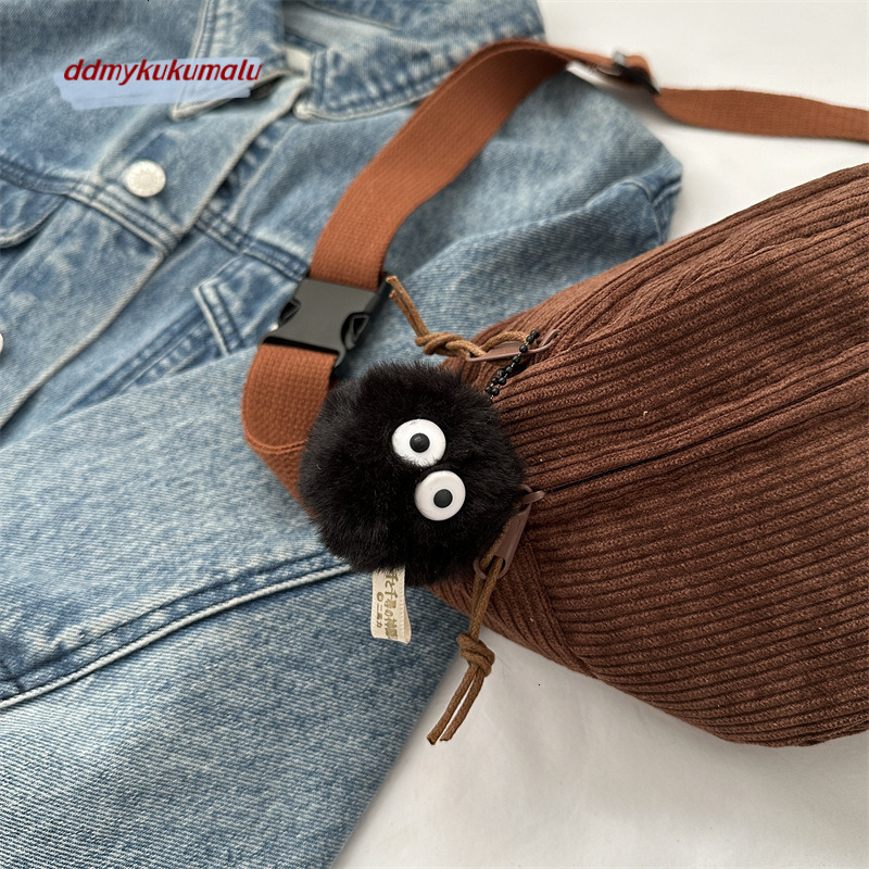 High end for women, 2023 new fashionable autumn and winter crossbody corduroy women's niche chest bag, waist bag H7.20#11 ddmykukumalu