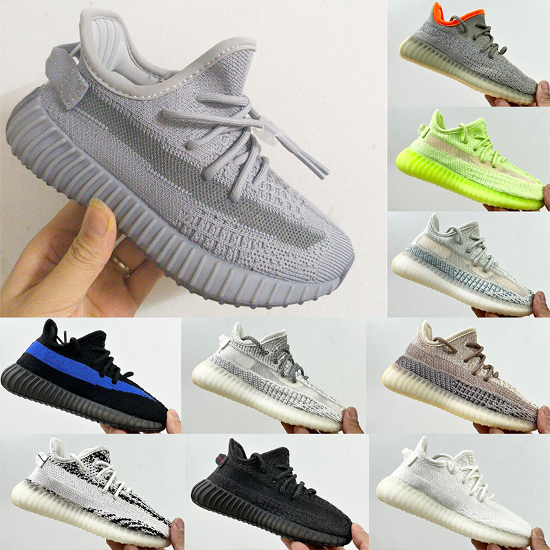 2024 Kids Running Shoes Children Basketball Trainers Wolf Grey Toddler Sports Outdoor Sneakers For Boy And Girl Chaussures Pour Enfant 24-35