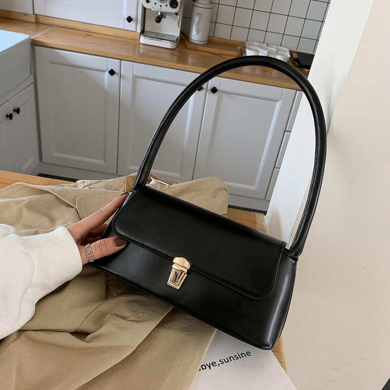 New 2024 Women's Autumn/Winter French Stick Fashion Underarm Versatile and Elegant Handheld Style Shoulder Bag