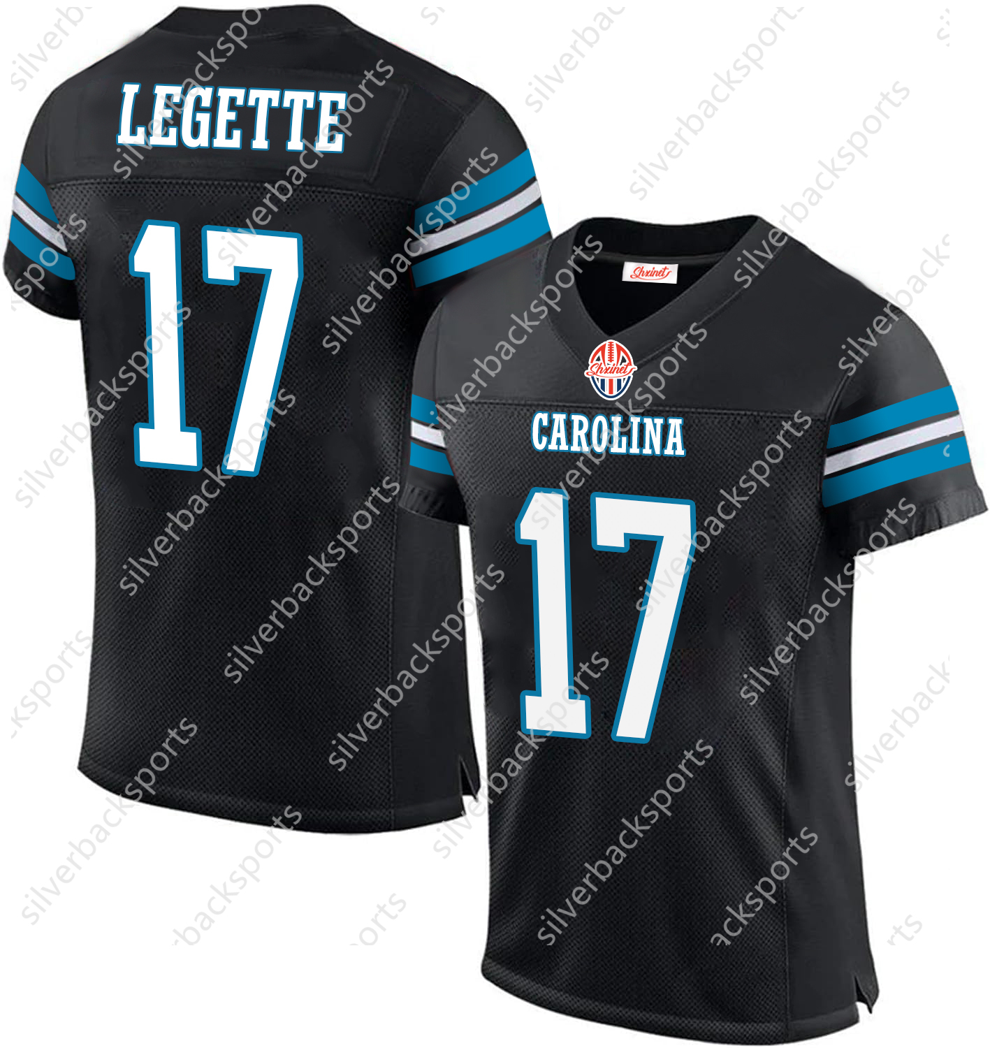 Football Jersey Chuba Hubbard Xavier Legette Jadeveon Clowney Jaycee Horn Adam Thielen Julius Peppers Luke Kuechly Steve Smith Sr. Andy Dalton Ikem Ek