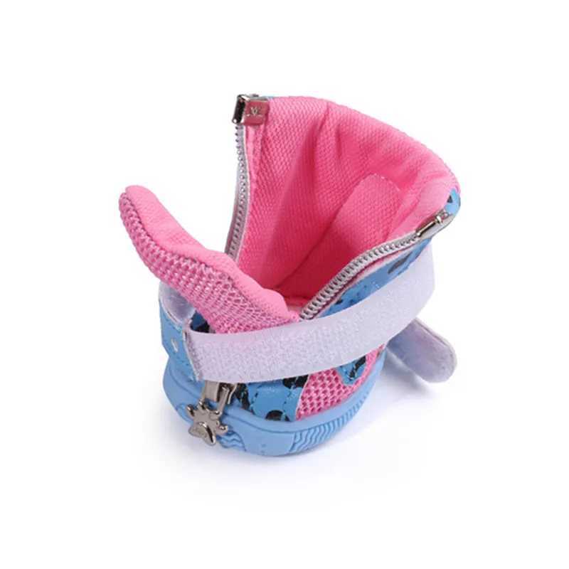 Spring Summer Pet Dog Shoes Breathable Mesh Dog Sport Boots Anti-Slip Small Dog Sandals for Teddy Chihuahua