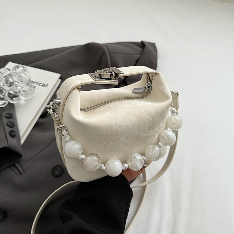 Chain Bag Handbag Slanting Cross Shoulder Bag For Women A Gradient Printed PU Bucket Bag Women's