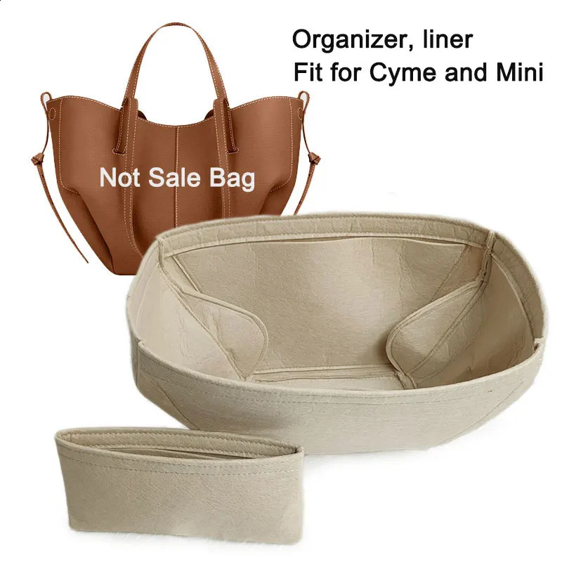 Liner For Cyme Mini tote Inner Bag Storage Pouch And Organization Keep ShaperPurse Organizer Insert 241226