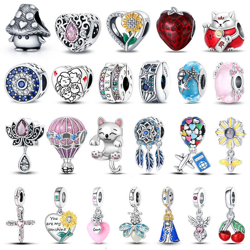 925 Sterling Silver Magic Color Chameleon Luminous Series Charm Beads Suitable Fit Charms Bracelet DIY Jewelry Gifts