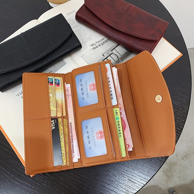 Women's Wallet Long 2024 New Unique Design Large Capacity Multi Card Fashion Handheld Bag for Women
