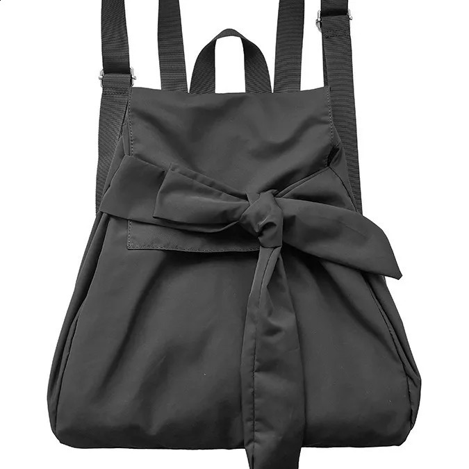 Preppy Style Bowknit Womens Backpack Korean Niche Travel Womens Backpack 240912