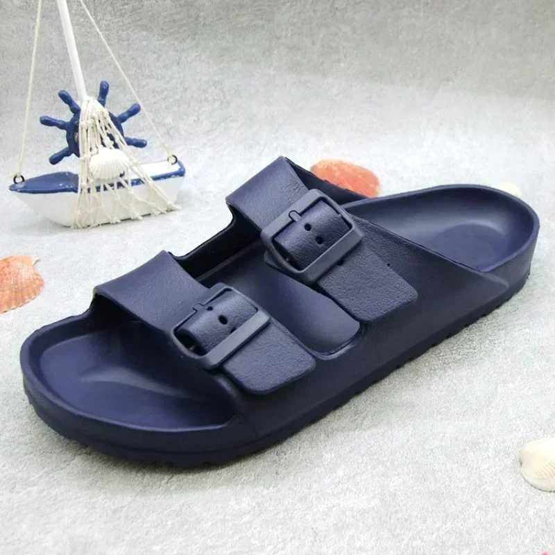 new casual buckle slipper summer EVA light sandal youth anti-slip mens and womens trend comfortable soft sole flip flops M240914