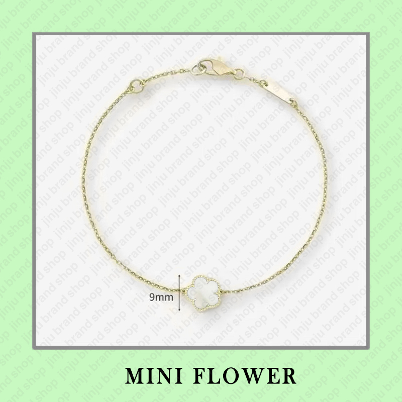 mini clover bracelet designer bracelet women charm bracelet stainless steel jewlery 18k gold plated Cute Minimalist Party silver jewelry braclets designer woman