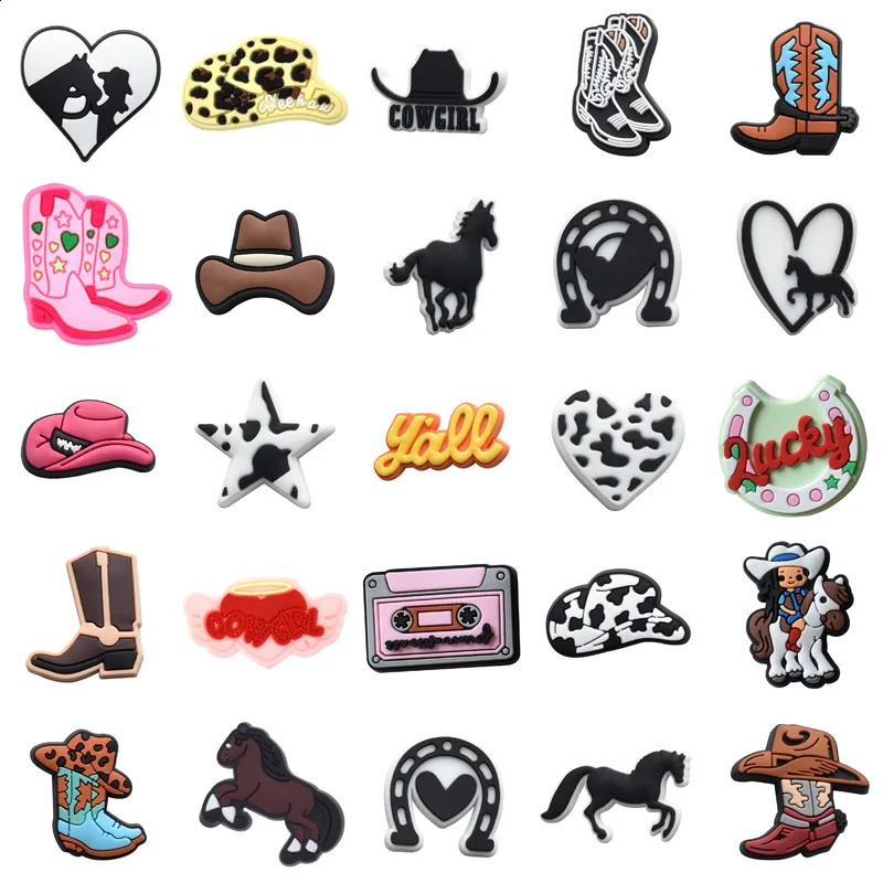 36pcs Heart-shaped Series Shoe Charms For Clogs Bogg Bag Bubble Slides Sandals PVC Shoe Decorations Beach Bag Accessories 240909