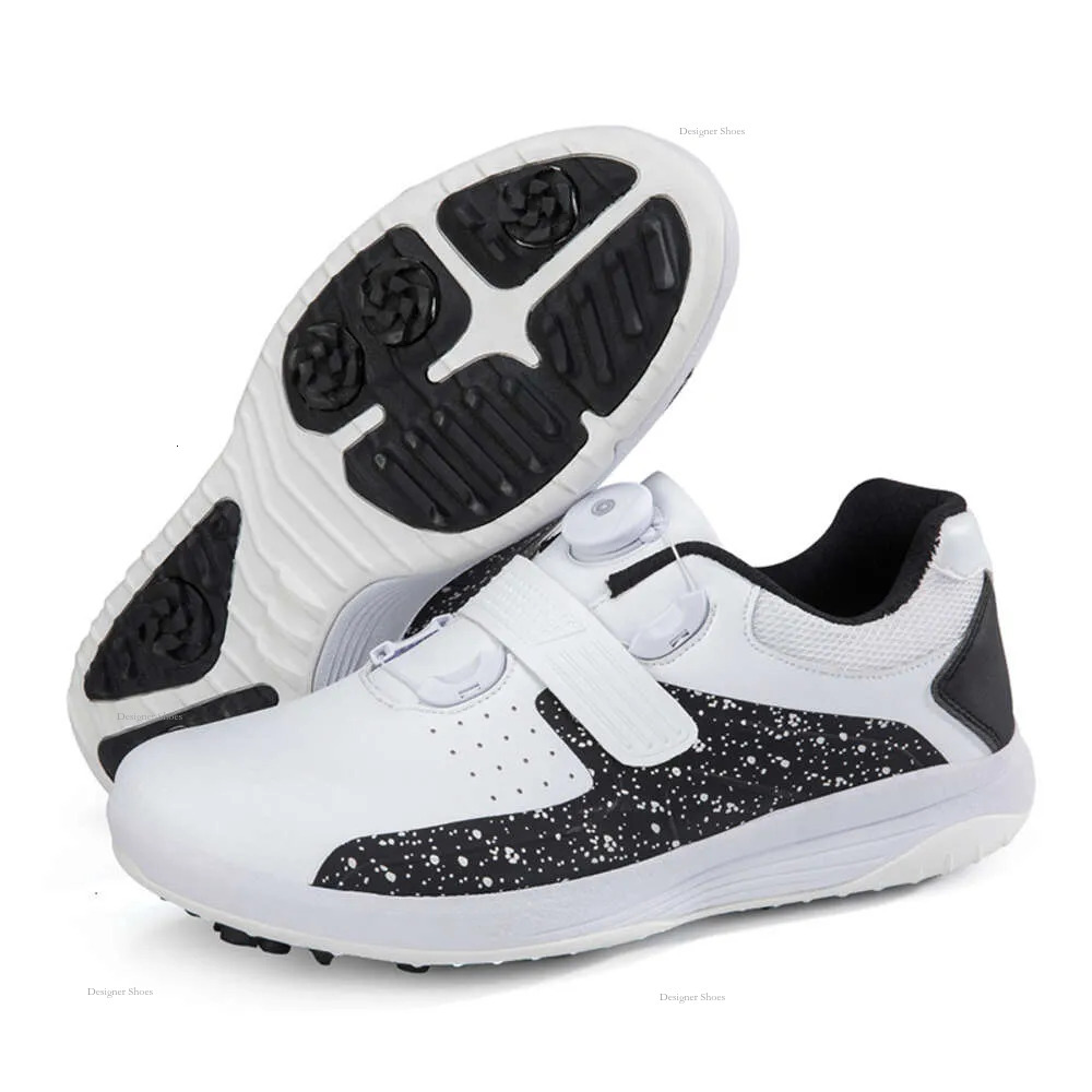 Men 2024 Professional Golf Leather Sneakers Shoes Comfortable Outdoor 39-46 Walking Big Footwears
