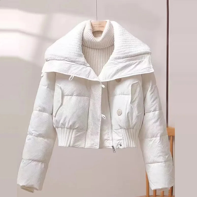 Fashion Coats Winter Jacket Women Short Parka Female Coat Office Lady Warm Down Jacket Casual Winter Coat Women 240914