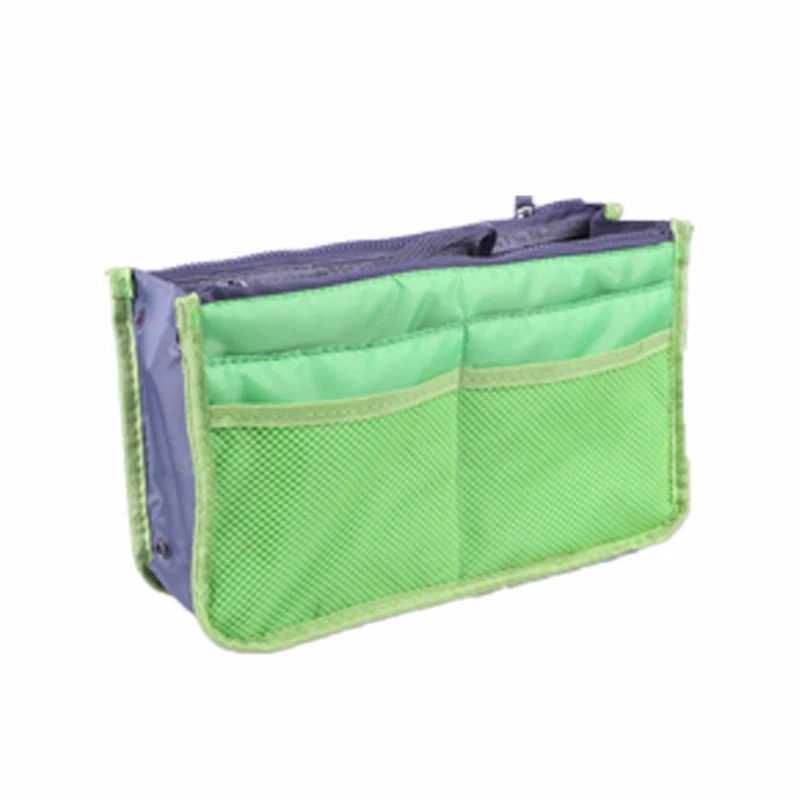 Organizer Insert Women Storage Bag Nylon Travel Insert Organizer Handbag Purse Large Liner Makeup Cosmetic Bag Tote Pouch Z240914