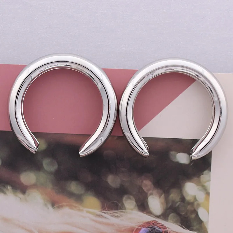 Fashion Unique Round Metal Hanging Dangle Earrings For Women Vintage Geometric Statement Drop Jewelry 240906