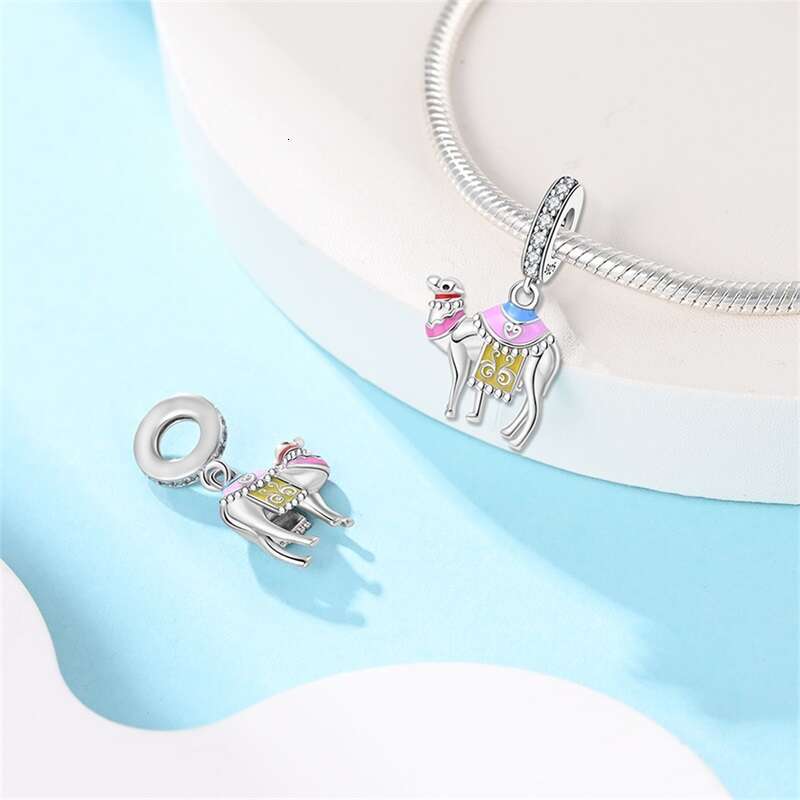 925 Sterling Silver Pyramid Evil Eye Bastet Charms Beads Fit Original Bracelets Fine DIY Party Jewelry