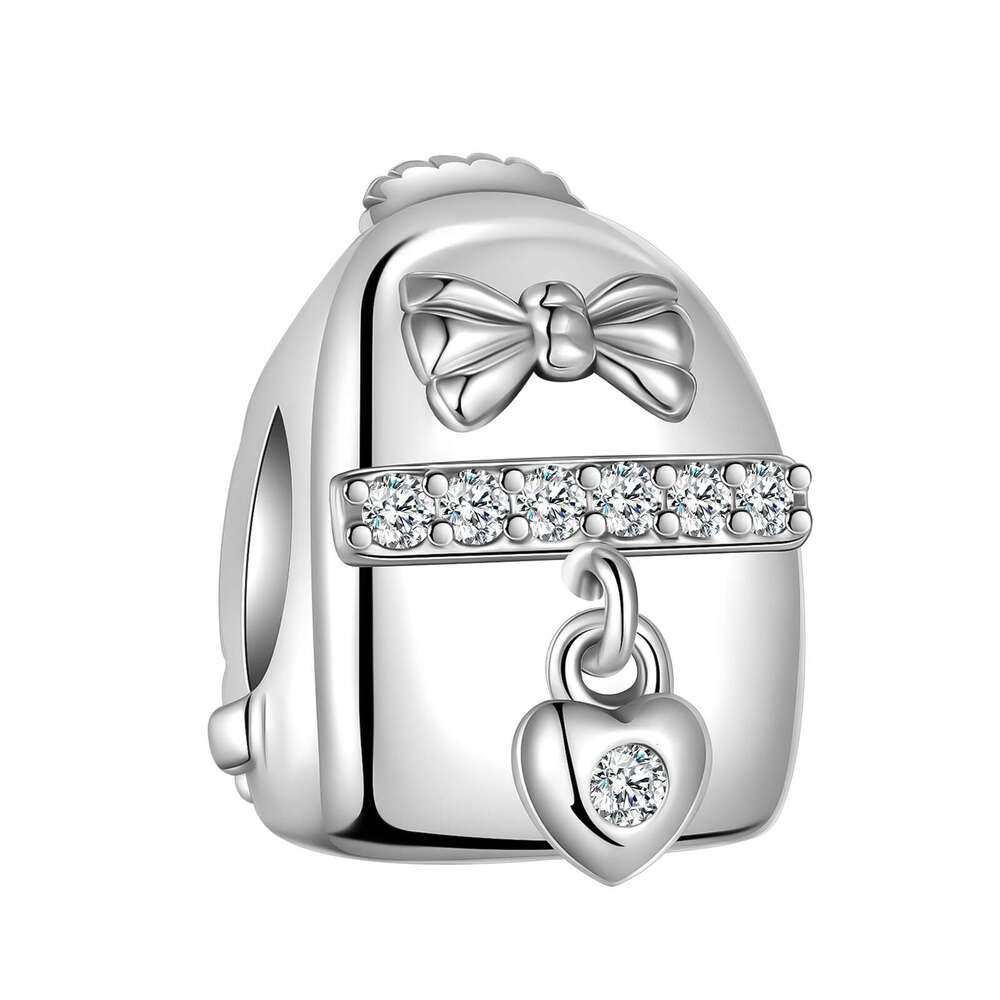 S925 925 Sterling Silver Number Puppy Family beads Pendant Fit Original Charms bracelets for Women Gift Fine Jewelry Making