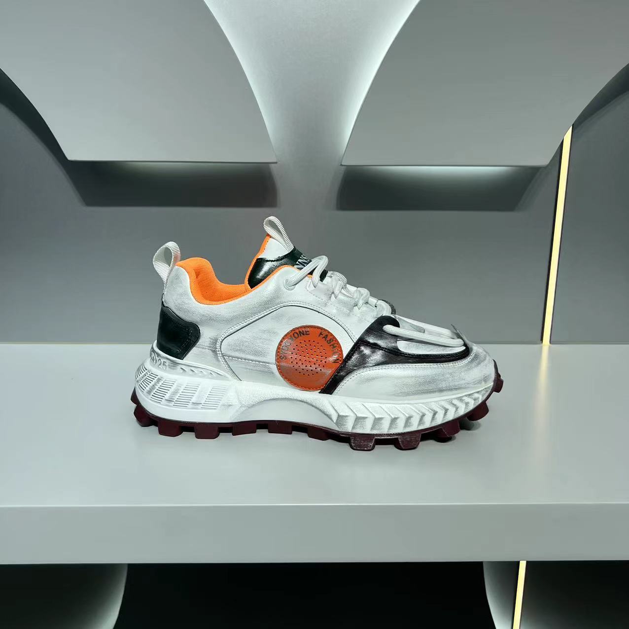 Ddmybear Men's 2024 New Breathable Height Increasing Versatile Dad Low Top Soft Sole Anti Slip Sports And Leisure Shoes Chinese Brand Shoes F915-